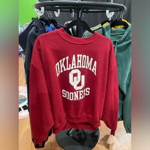 Men’s Large Vintage Jerzees Oklahoma Sooners Sweatshirt